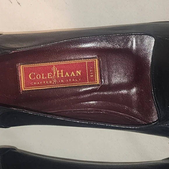 Cole Haan Black Leather Loafers - Picture 2 of 13